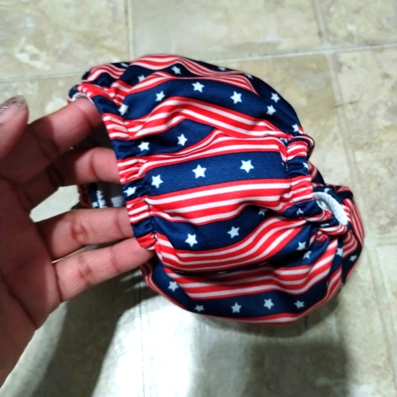 I Play by Green Sprouts 18 Months Stars and Stripes Reusable Swim Diaper - Picture 8 of 16